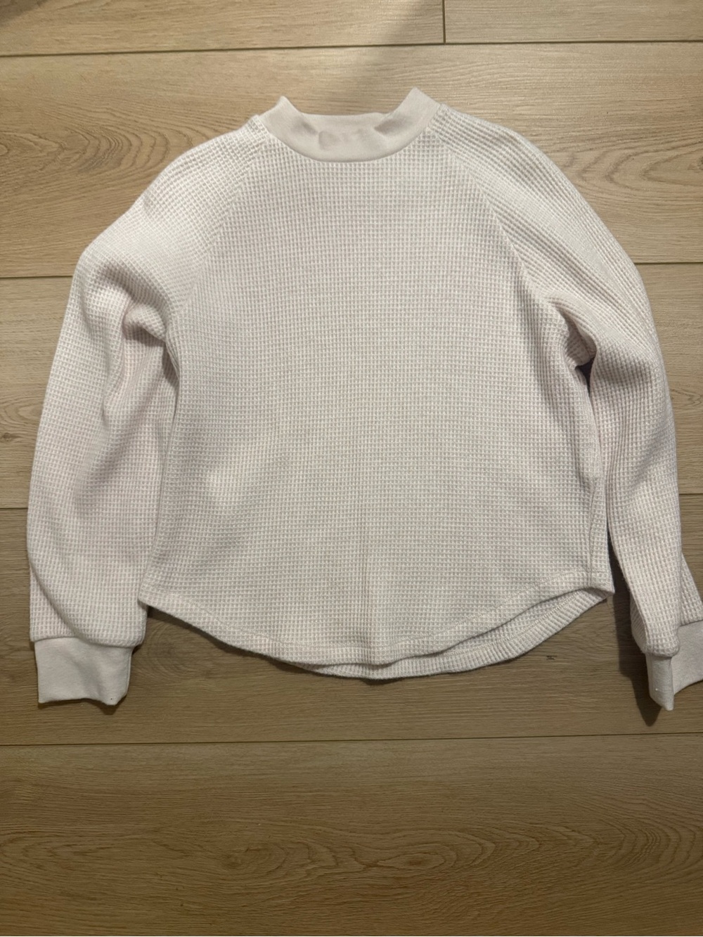 Madewell Mockneck Waffle Longsleeve